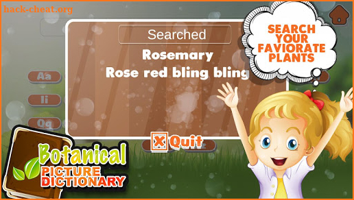 Botany Picture Dictionary for Kids screenshot