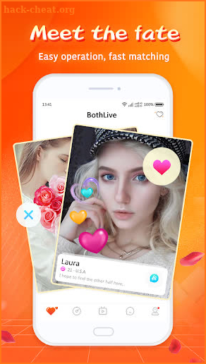 Internationale online-dating-app