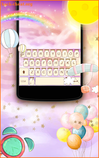 Bottle Keyboard Theme screenshot