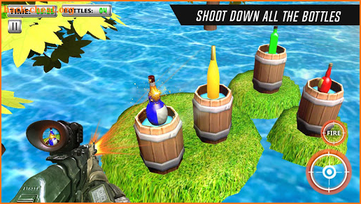 Bottle Shooting Game 3D Sniper screenshot