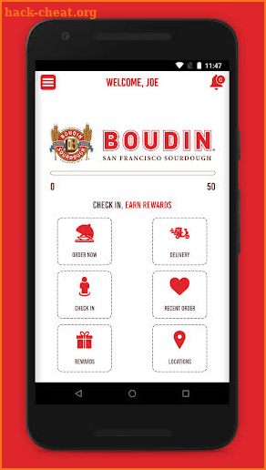 Boudin Bakery - Order, Rewards screenshot