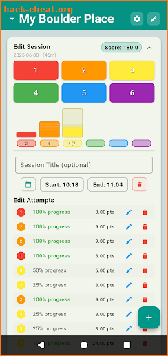 Boulder Logger screenshot