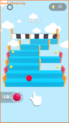 Bounce 3D : Stairs Jumping Red Ball screenshot