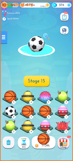 Bounce Ball: Merge Tycoon screenshot