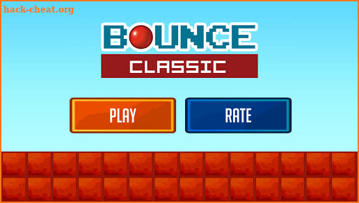 Bounce Red Ball Classic Free Game screenshot