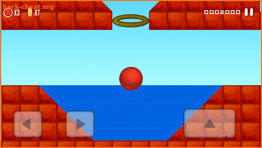 Bounce Red Ball Classic Free Game screenshot