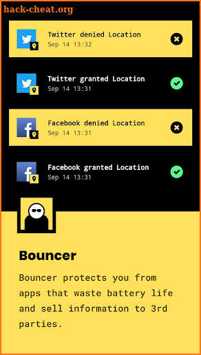 Bouncer - Temporary App Permissions (Beta) screenshot