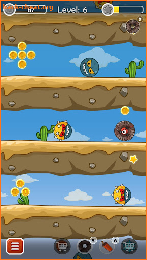 Bouncing ball adventure screenshot