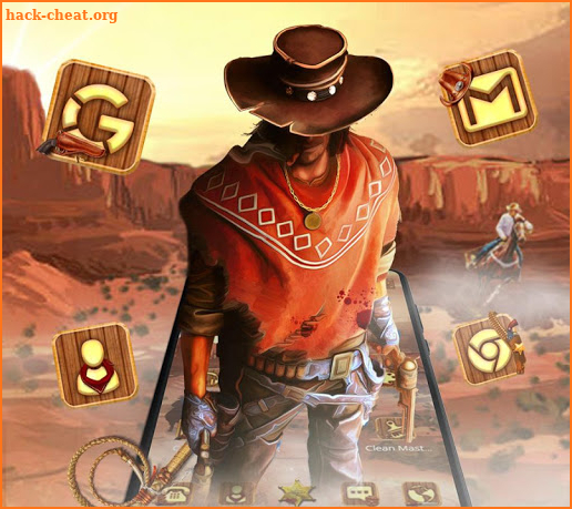 Bounty Hunter Cowboy Theme screenshot