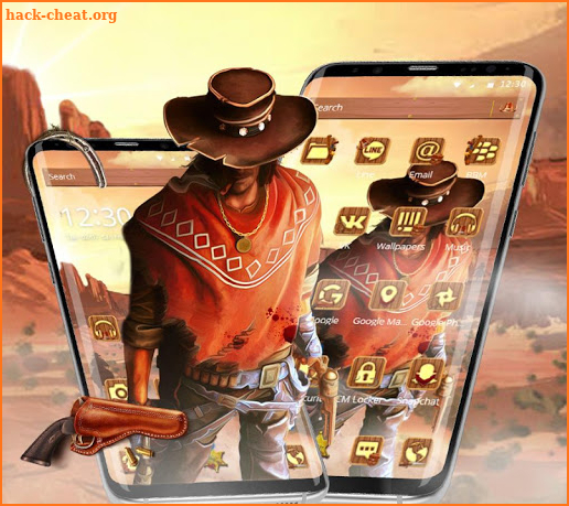 Bounty Hunter Cowboy Theme screenshot