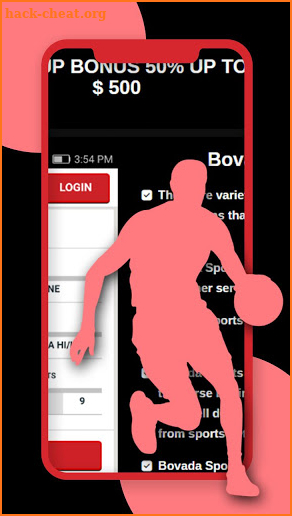Bovada Sports Tip screenshot