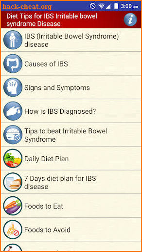 Bowel Stomach Pain & IBS Diet stomach indigestion screenshot