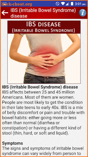 Bowel Stomach Pain & IBS Diet stomach indigestion screenshot