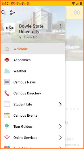 Bowie State University screenshot