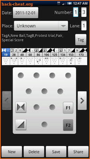 Bowling Score Book screenshot