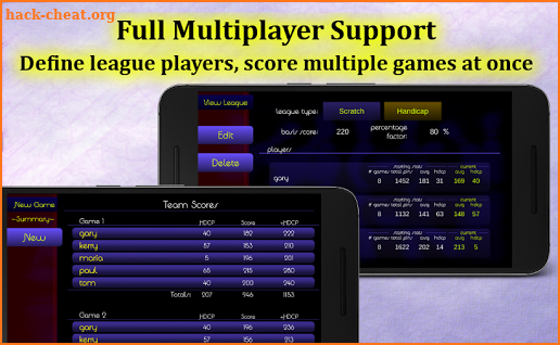 Bowling Scores & Stats screenshot
