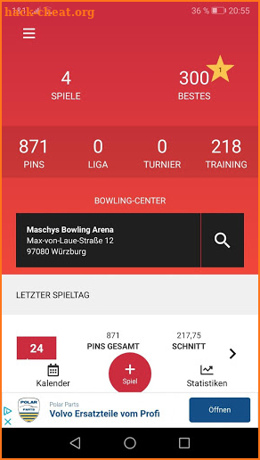Bowlingtracker: Elegant bowling companion screenshot