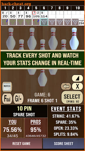 BowlSK - Bowling Score Keeper screenshot