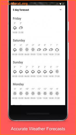 Bowvie Weather: Accurate Weather Forecast screenshot