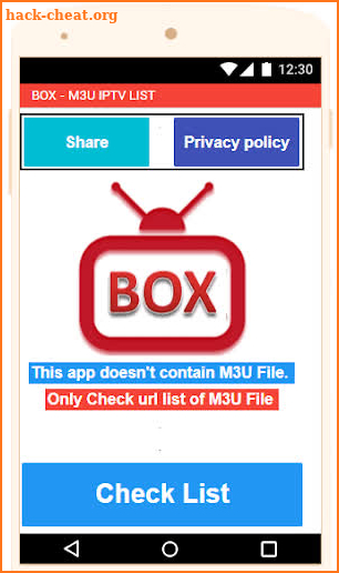 BOX - M3U IPTV LIST screenshot