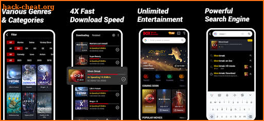 BOX movie browser & downloader screenshot