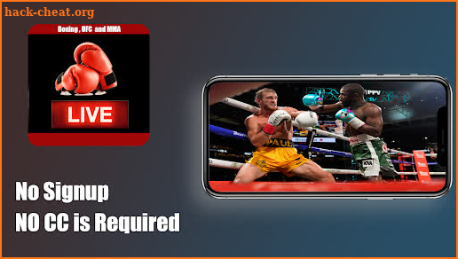 Boxing Live Streams - UFC Live screenshot