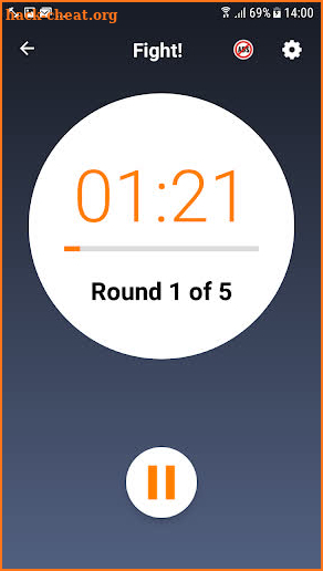 Boxing round interval timer PRO screenshot