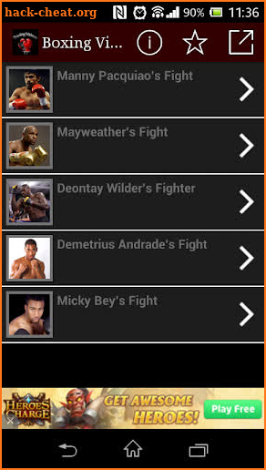 Boxing Videos screenshot