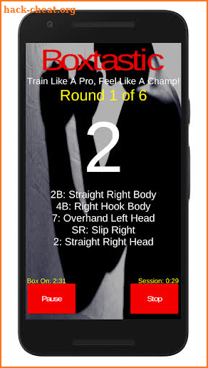 Boxtastic: Boxing Training Workouts For Punch Bags screenshot