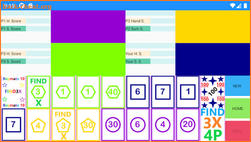 Boymate10 Find3X 4P - Brain Card Game screenshot