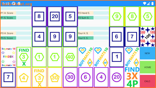 Boymate10 Find3X 4P - Brain Card Game screenshot