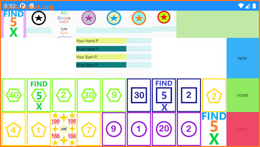 Boymate10 Find5X - Brain Card Game screenshot
