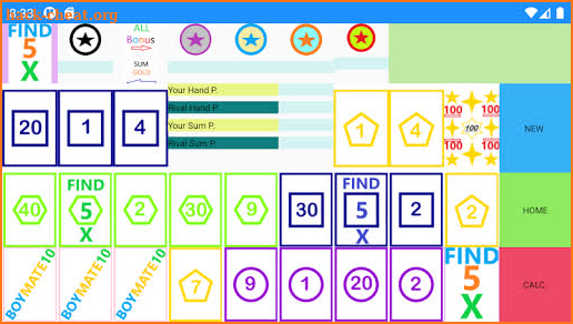 Boymate10 Find5X - Brain Card Game screenshot