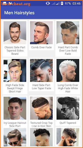 Boys Men Hairstyles & Hair Cuts 2018 (By Barbers) screenshot
