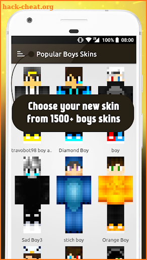 Boys Skins for MCPE screenshot