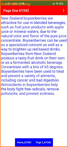 Boysenberries screenshot