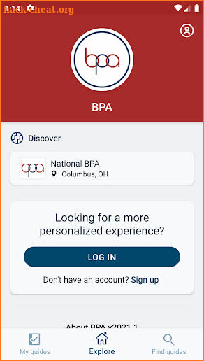 BPA Org screenshot