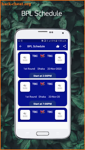 BPL 2020 schedule ~ বিপিএল ২০২০ এর সময়সূচী ও দল screenshot