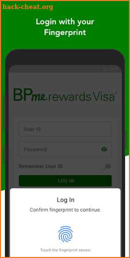 BPme Rewards Visa screenshot