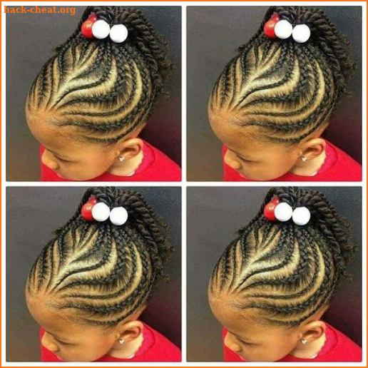 braids hairstyles for Women & Child screenshot