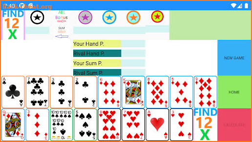 Brain Card Game - Find12x screenshot