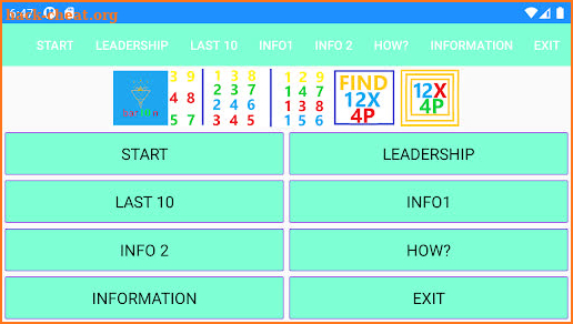 Brain Card Game - Find12X 4P screenshot