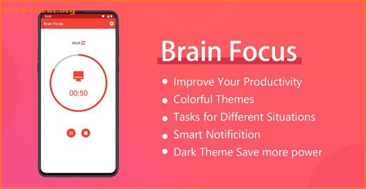 Brain Focus: Pomodoro Tech & Productivity Timer screenshot