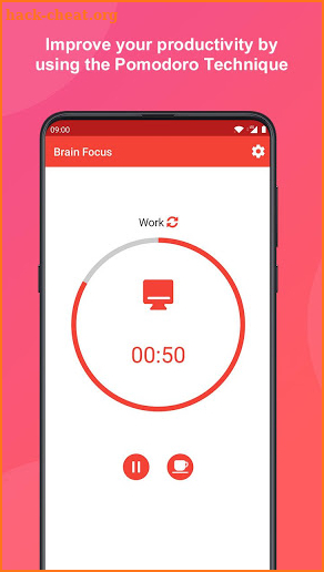 Brain Focus: Pomodoro Tech & Productivity Timer screenshot