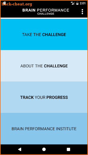 Brain Performance Challenge screenshot
