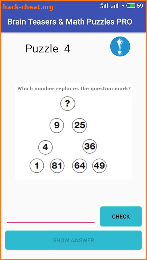 Brain Teasers & Math Puzzles PRO screenshot