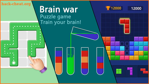 Brain war-puzzle game screenshot
