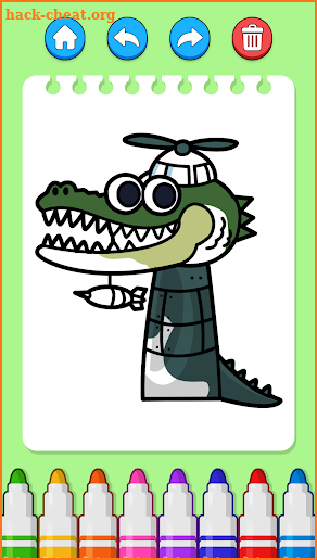 Braindot Color: Draw Monsters screenshot