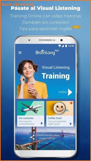 BrainLang : Aprender inglés con vídeos screenshot