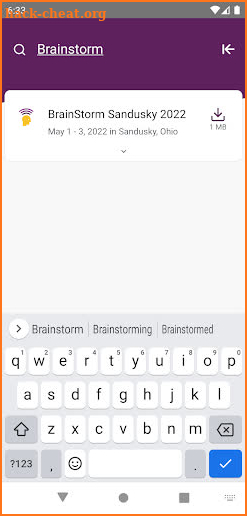 BrainStorm - IT Conference screenshot